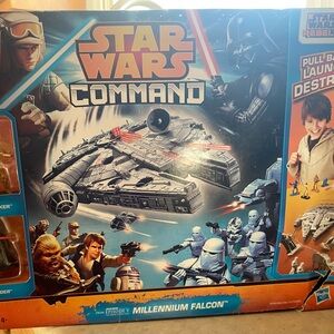 New Star Wars Command Millennium Falcon Set 33 Figures Vehicles Collectible Toy